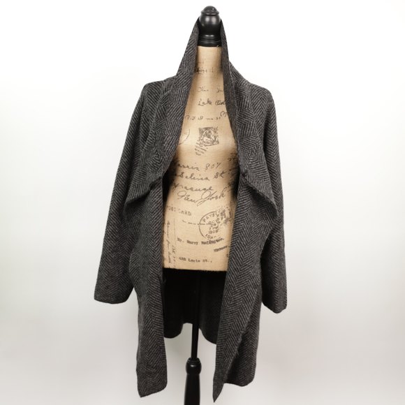 Max Studio Woman long Wool Blend Cardigan Sweater size 1X - Picture 4 of 11